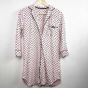 Kate Spade Pajamas Nightgown Sleep Shirt Polka Dot